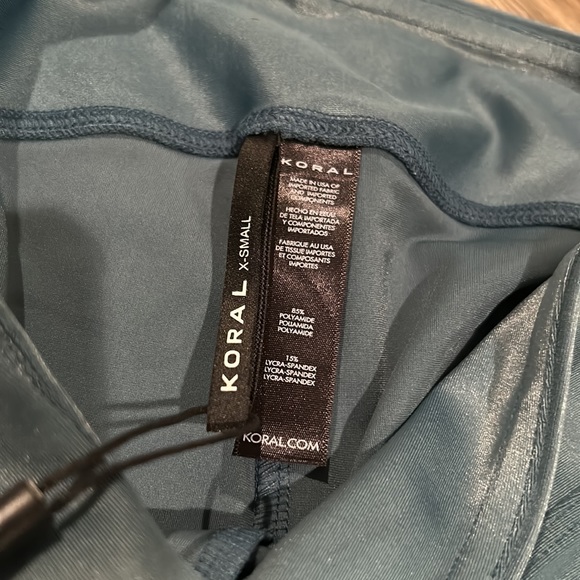 Koral Teal Lustrous Infinity Legging - Picture 7 of 9